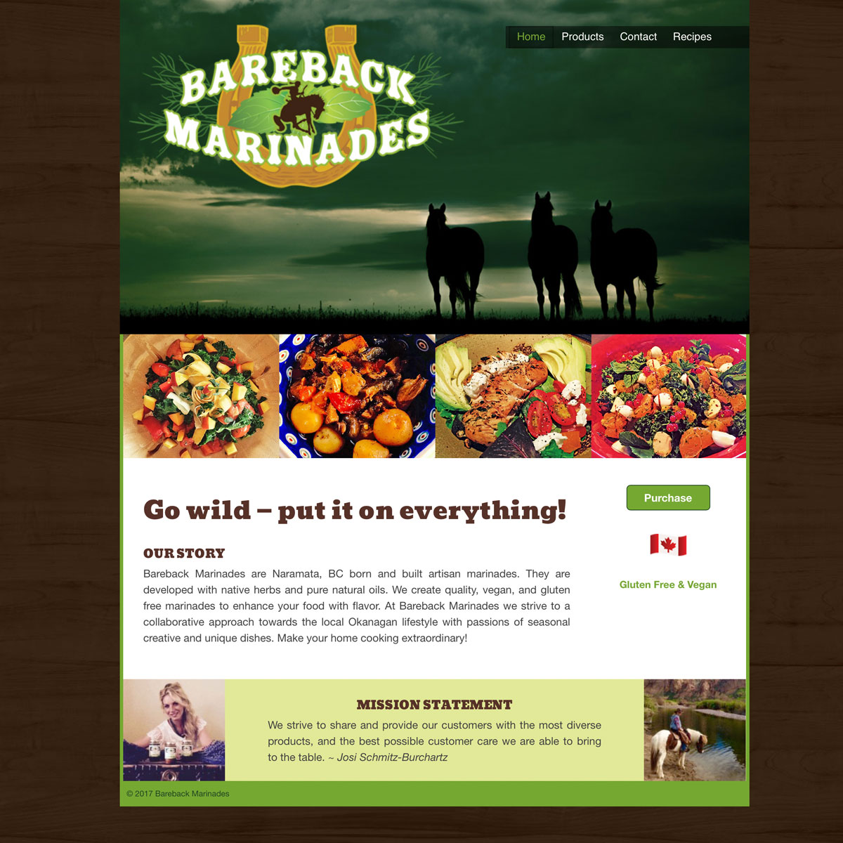 Bareback Marinades website