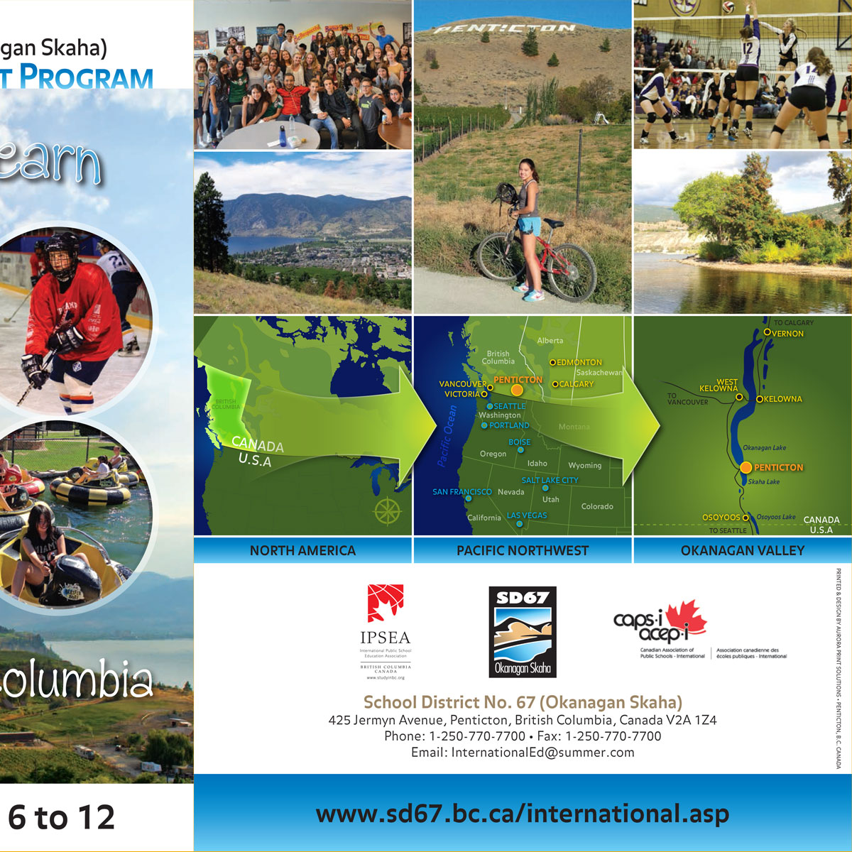 School District 67 International Students brochure 4